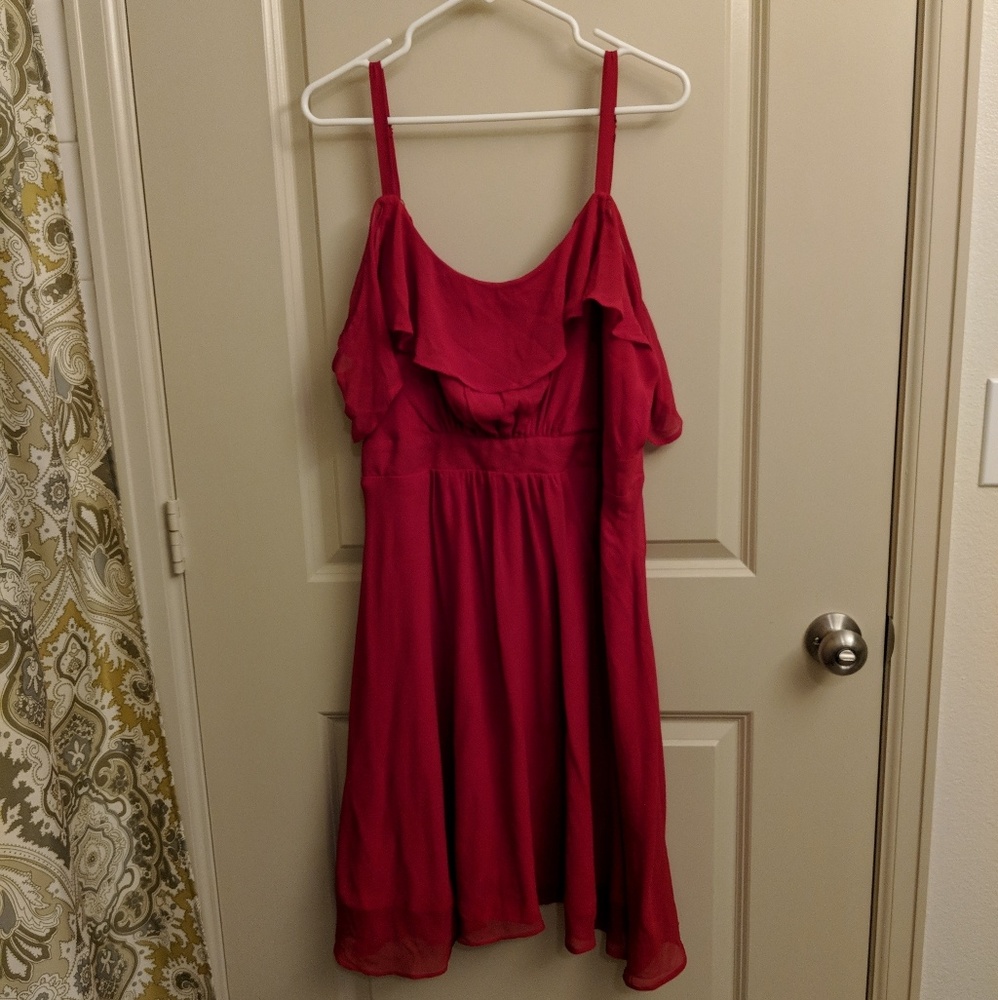 Torrid Chiffon Cold Shoulder Dress - NWT